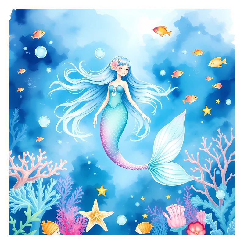 Ätherische Meerjungfrau: Eine traumhafte Reise durch