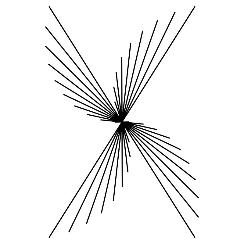 Centric Regular Spacing Cross