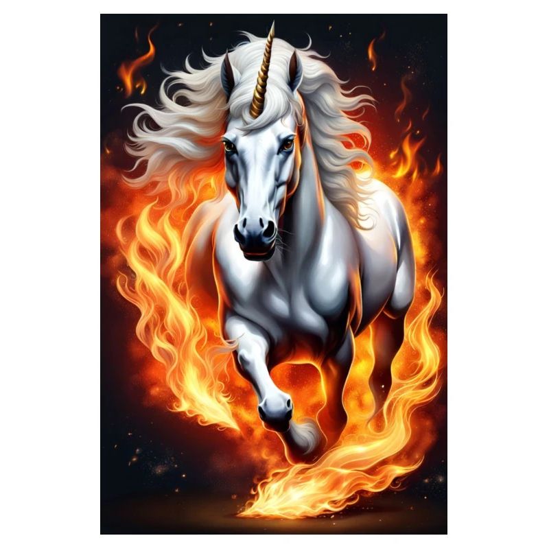 White Animals Einhorn