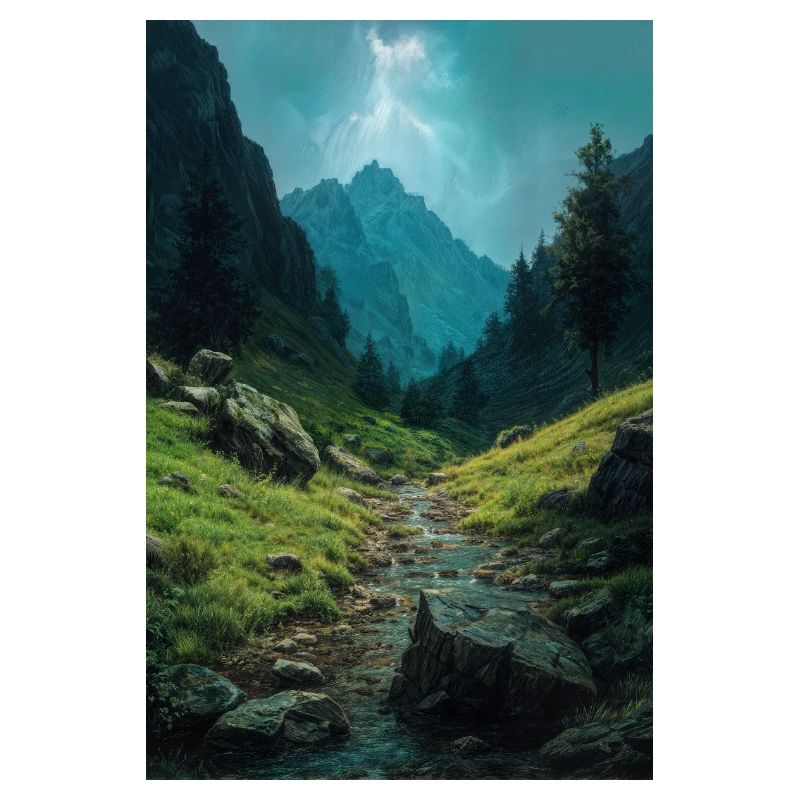Illustration einer Naturlandschaft