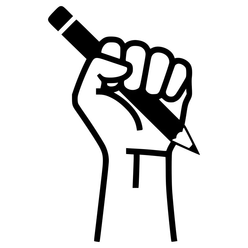 Hand Holding Pen Election Press