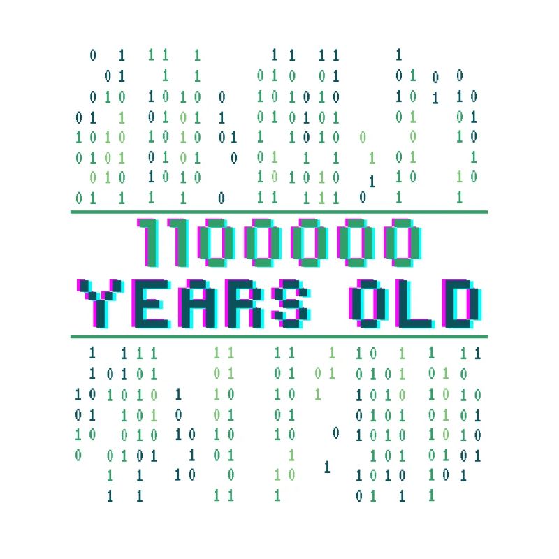 96. Geburtstag 96 Jahre alt Binärcode Informatik