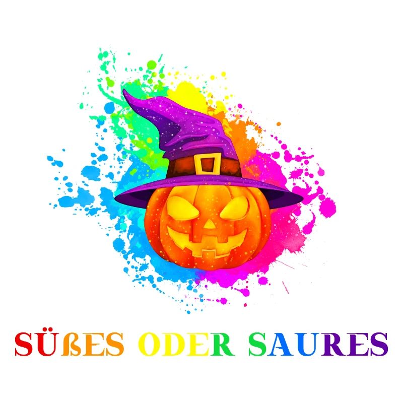 Halloween Süßes oder Saures Geschenkidee