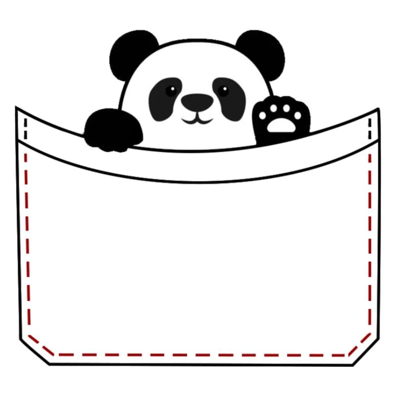 Panda-Tasche