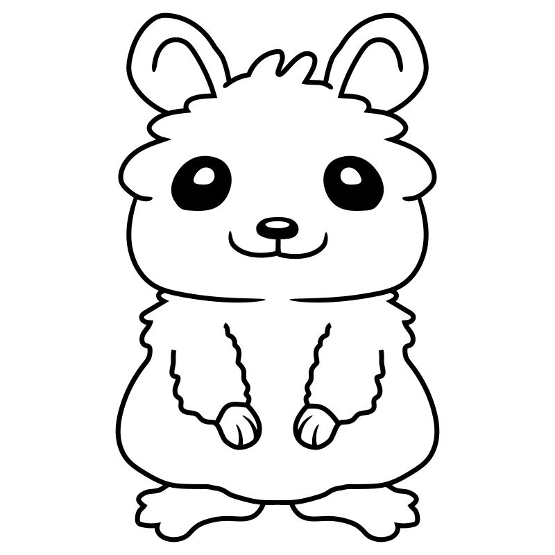 Cher petit hamster mignon