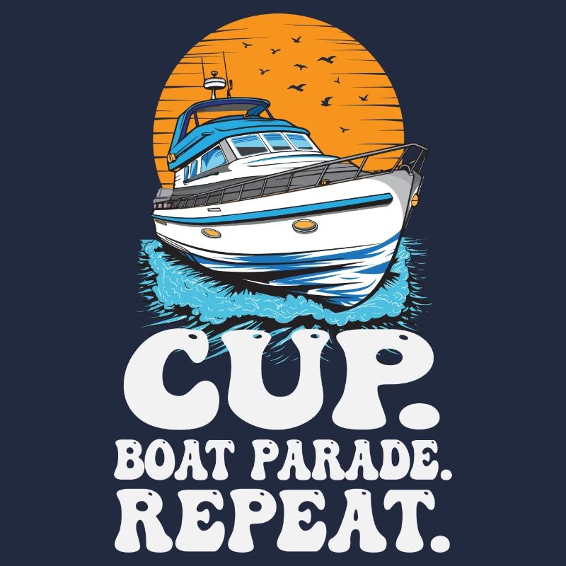 Motorboating Drinking Party Cup Boat Parade