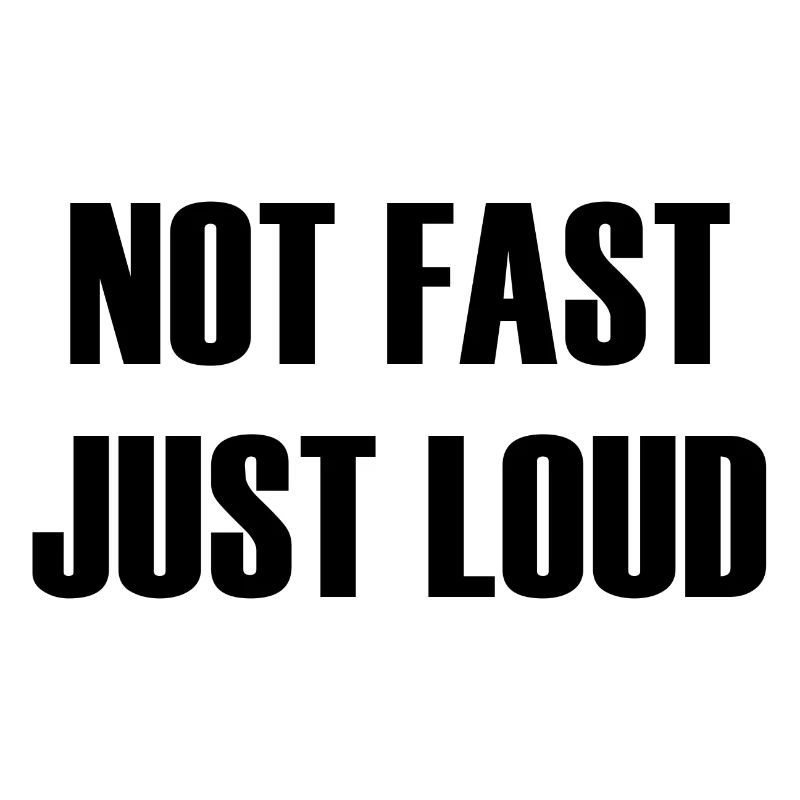 Pas rapide, rien que du bruit