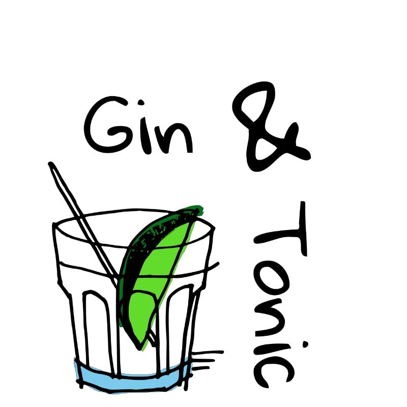 Gin-tonic. Gin-tonic