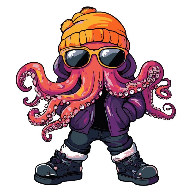 Octopus Cool Comic