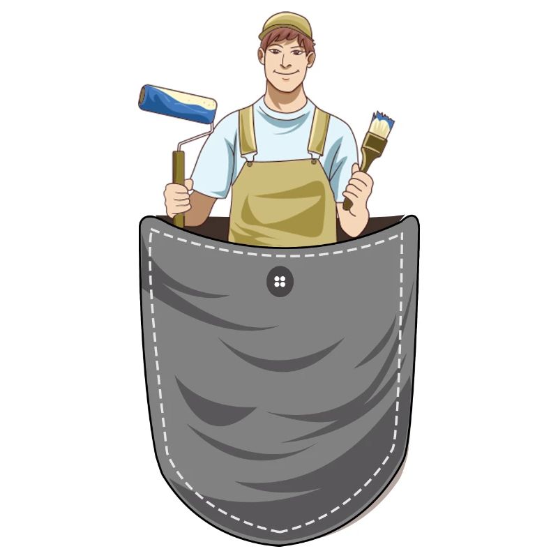 Pocket Painter Breast Bag Painter Master