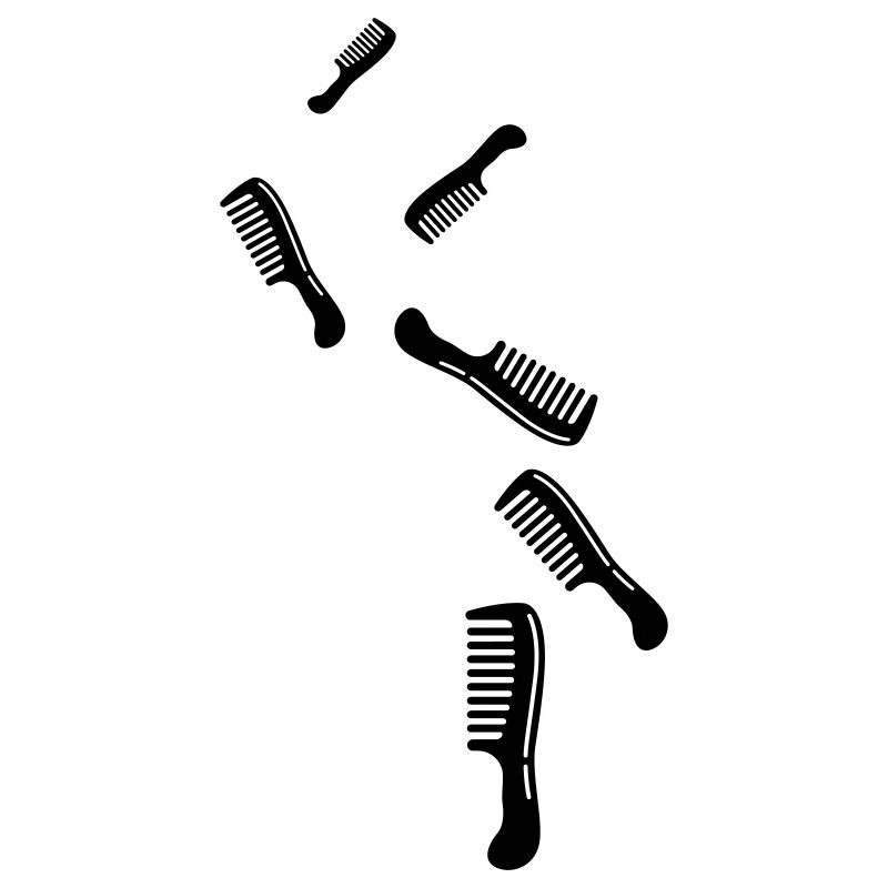 Icône de coiffeur peigne