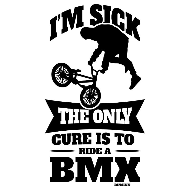 coureur de BMX malade