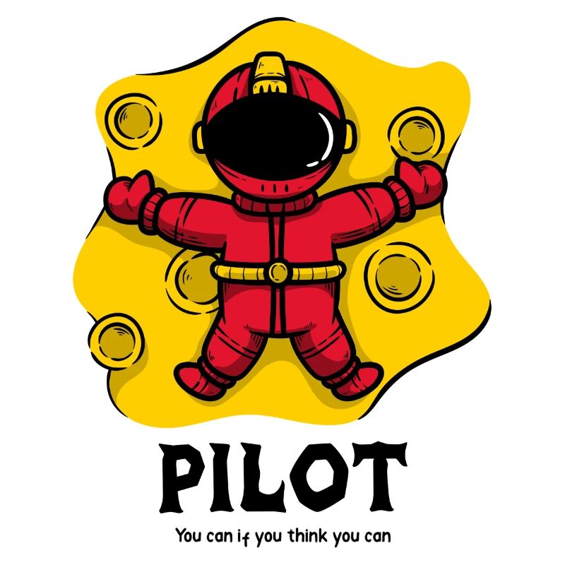 Pilot, Cartoon Spaceman