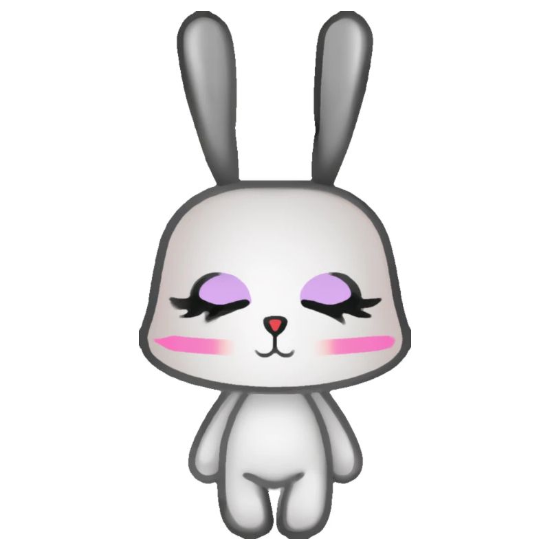 Rabbit is totally zen