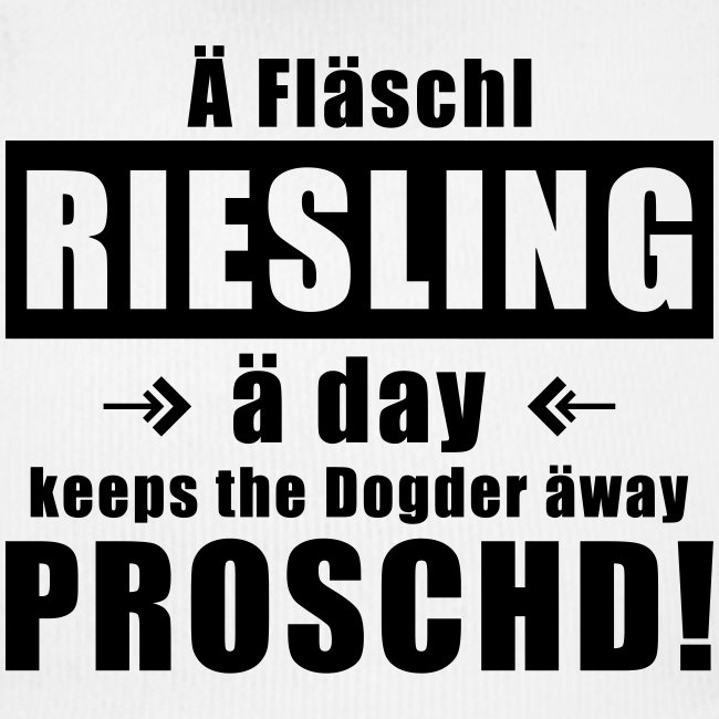 Fläschl Riesling a day!