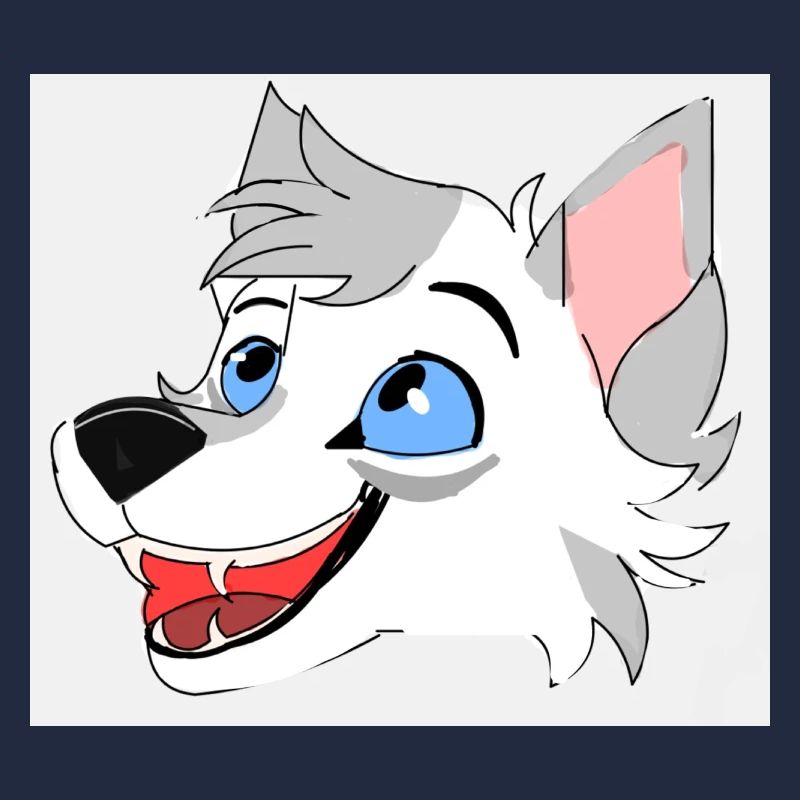 Lächelnder Wolf