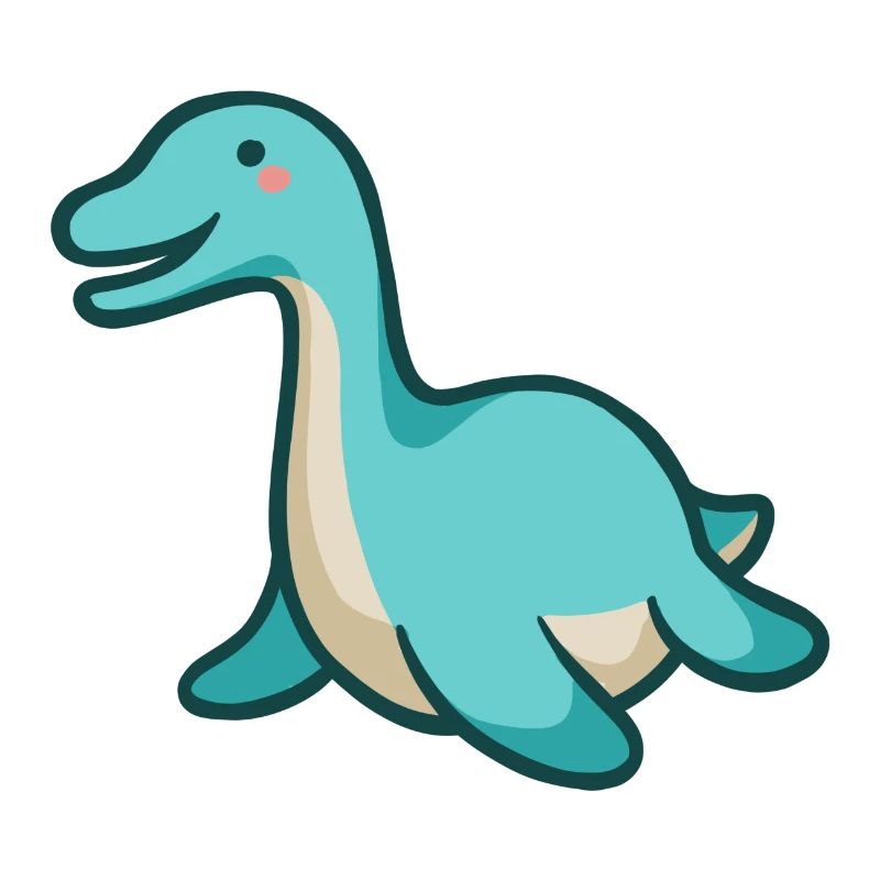 hugadino Plesiosaurus, Dino, süßer Dinosaurier