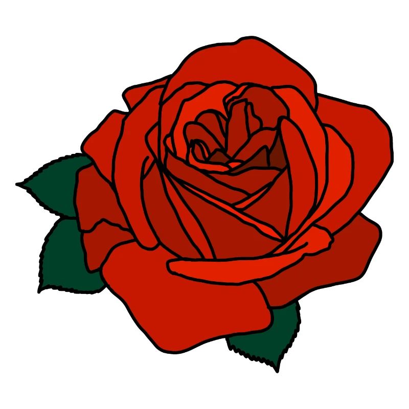 Rose rouge
