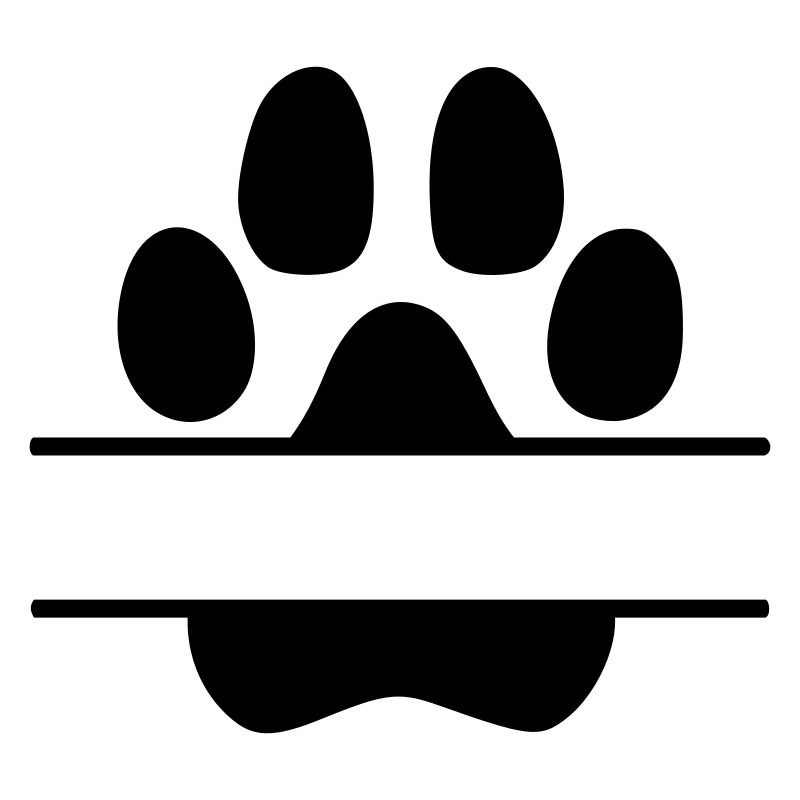 Dog Paws Name Tag