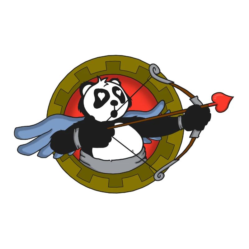 Panda cupidon