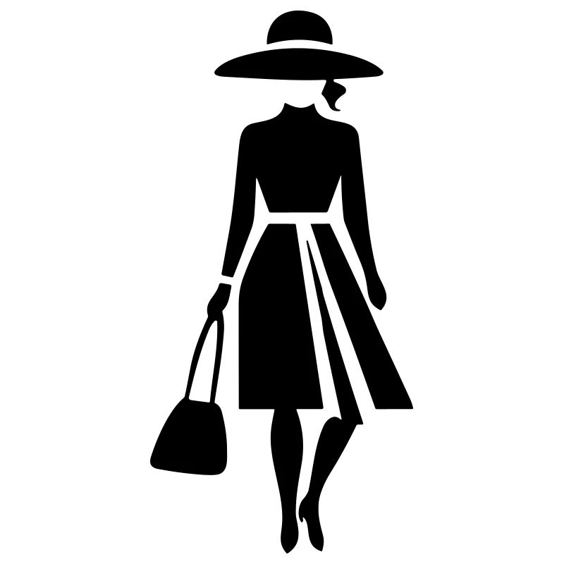 Der Stil einer stilvollen Dame