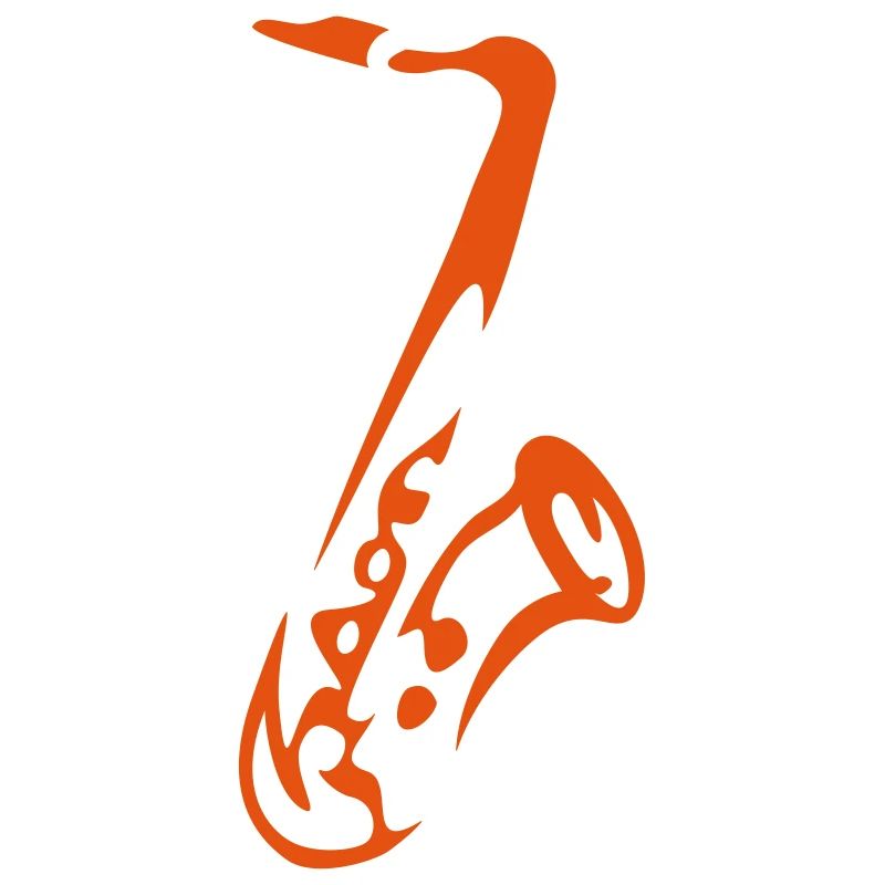 Saxy - Expressive Saxophon Silhouette Design