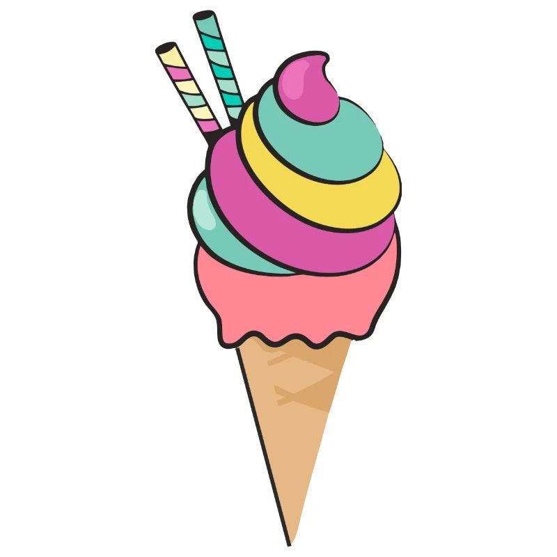 Eiscreme, Eistüte, Eis