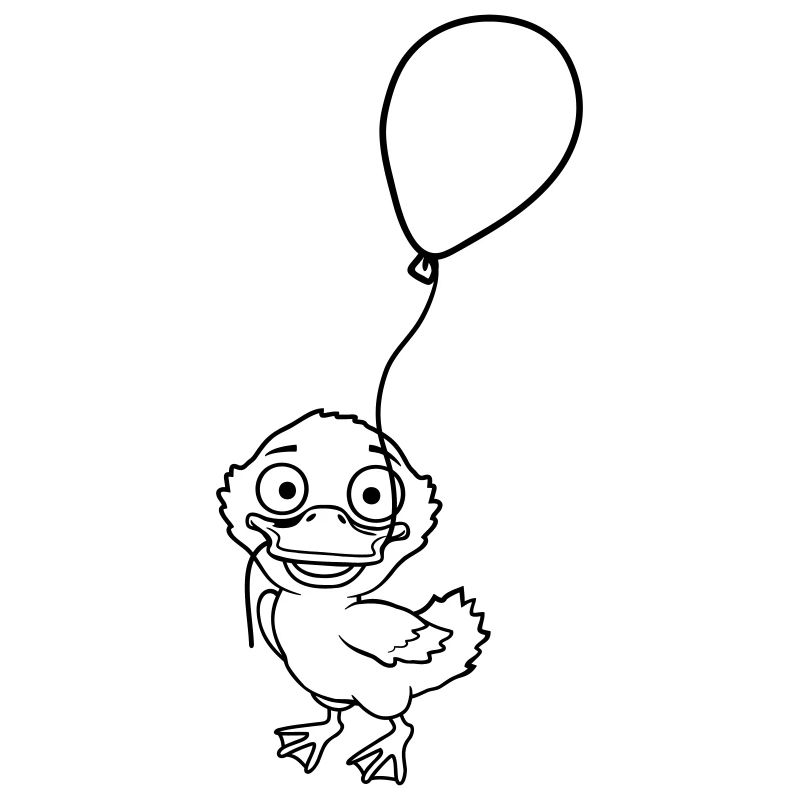 Happy DuckLing Balloon Comic