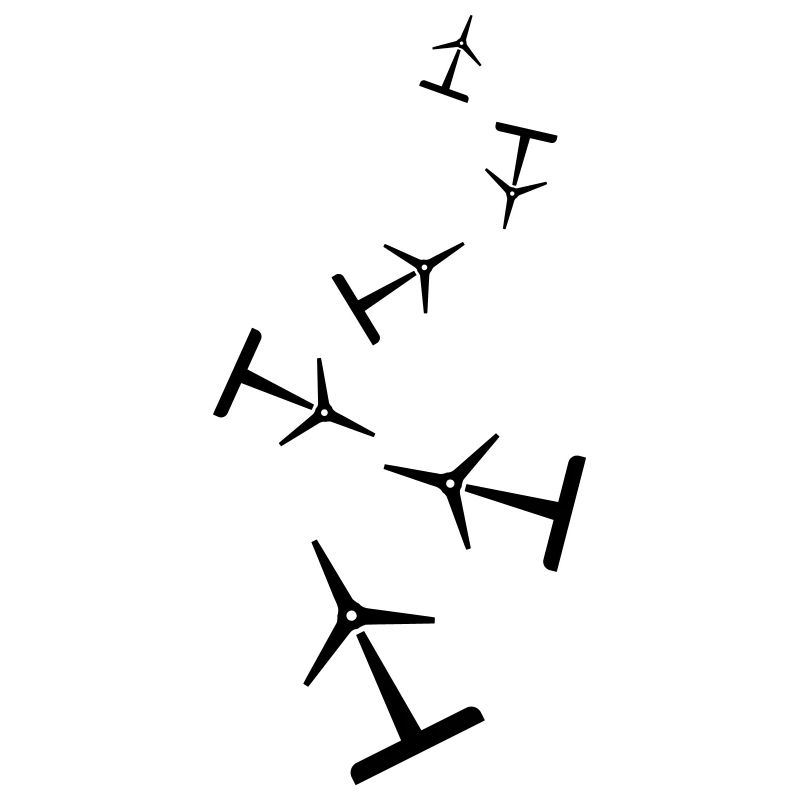 Windrad Silhouette