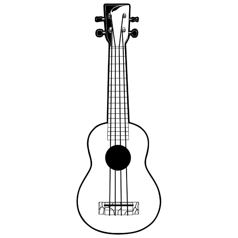 Dessin de ukulélé