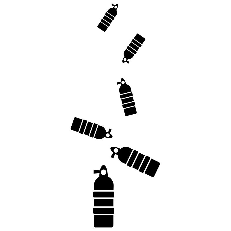 Symbole de plongée à l’oxygène