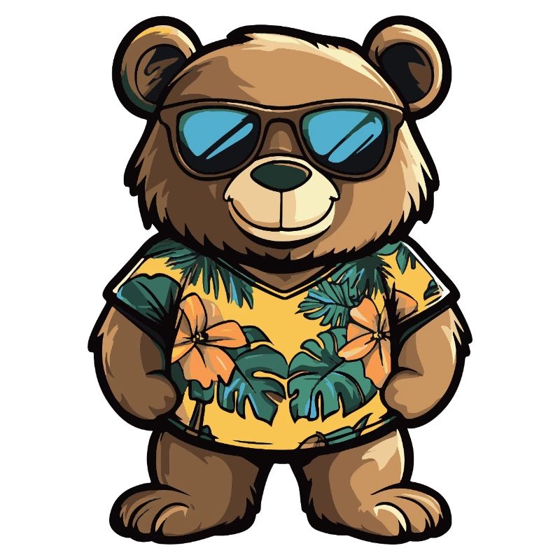Bear Comic Vacation