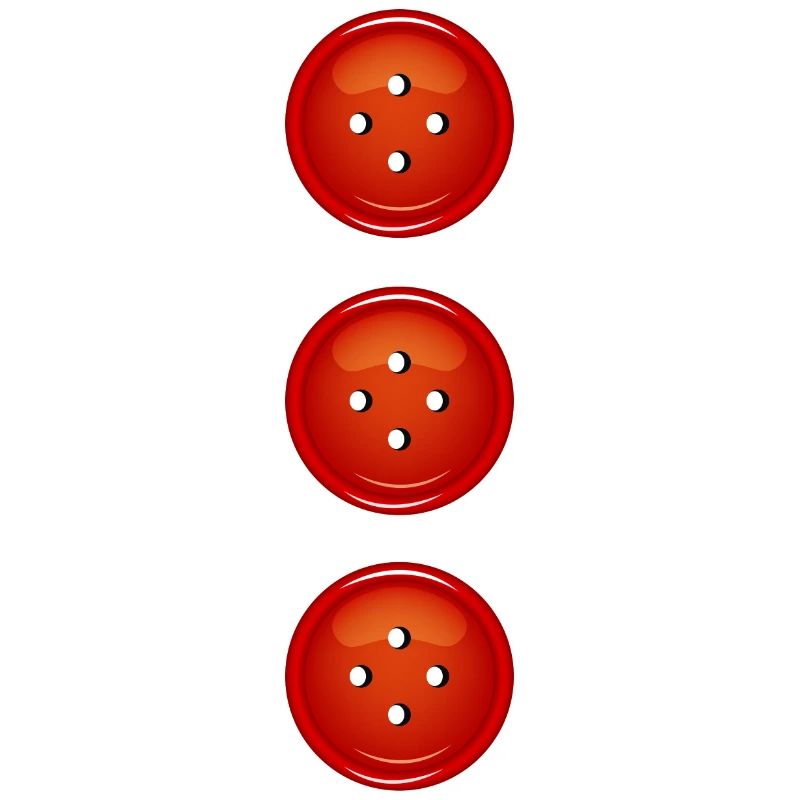 farbige Knöpfe rot Knopf Button extravagante Mode