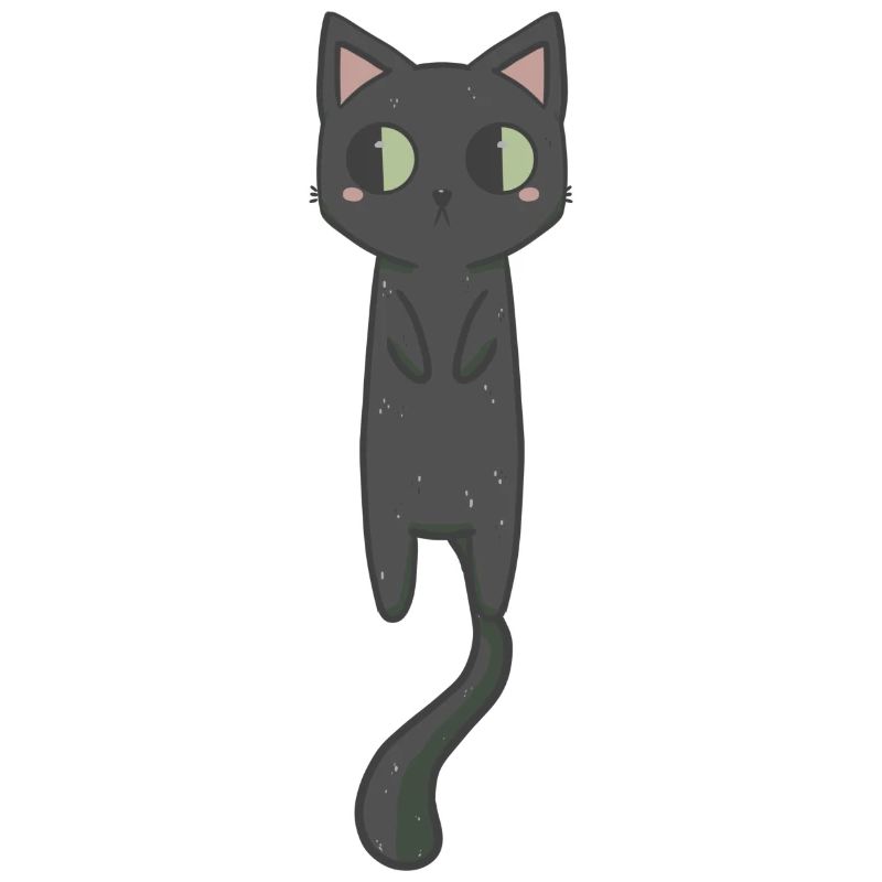 Mignon chat noir