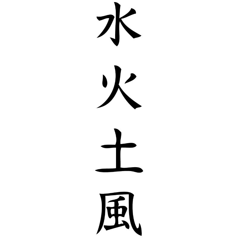 Chemise Elements : Eau, Feu, Terre, Vent