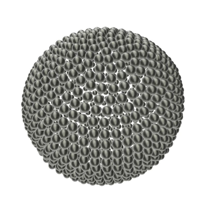 Titanbälle in 3D-Optik