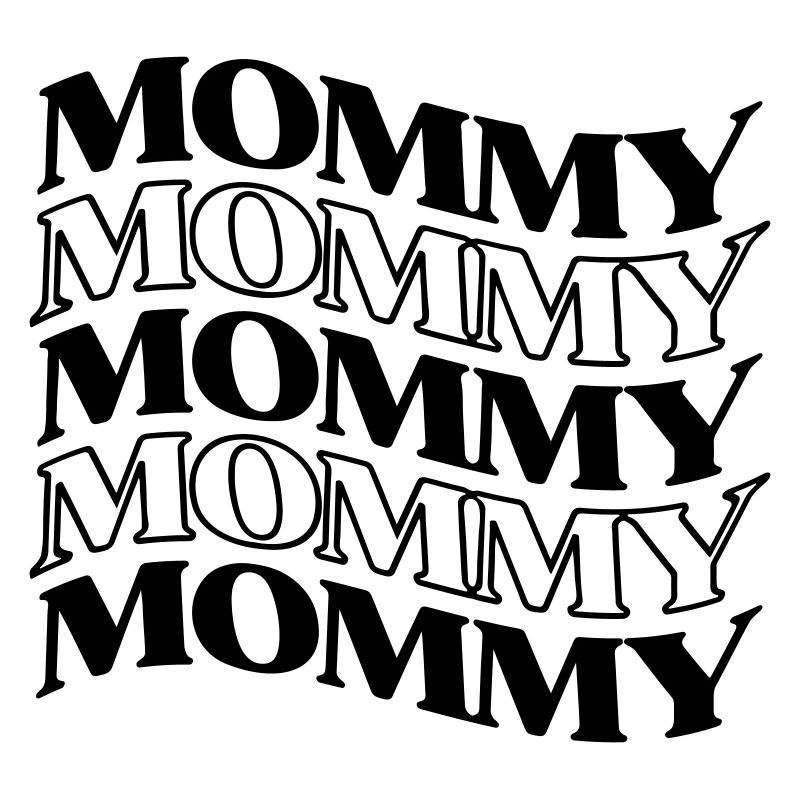 Mutterglück Mommy Retro Hippie für Muttertag