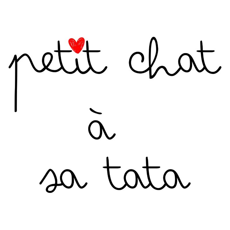 Petit chat à sa tata