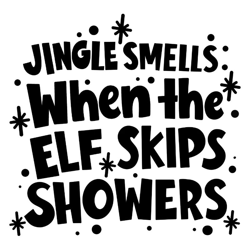 Jingle Smells Elf Dusche - Lustiger Xmas Spruch