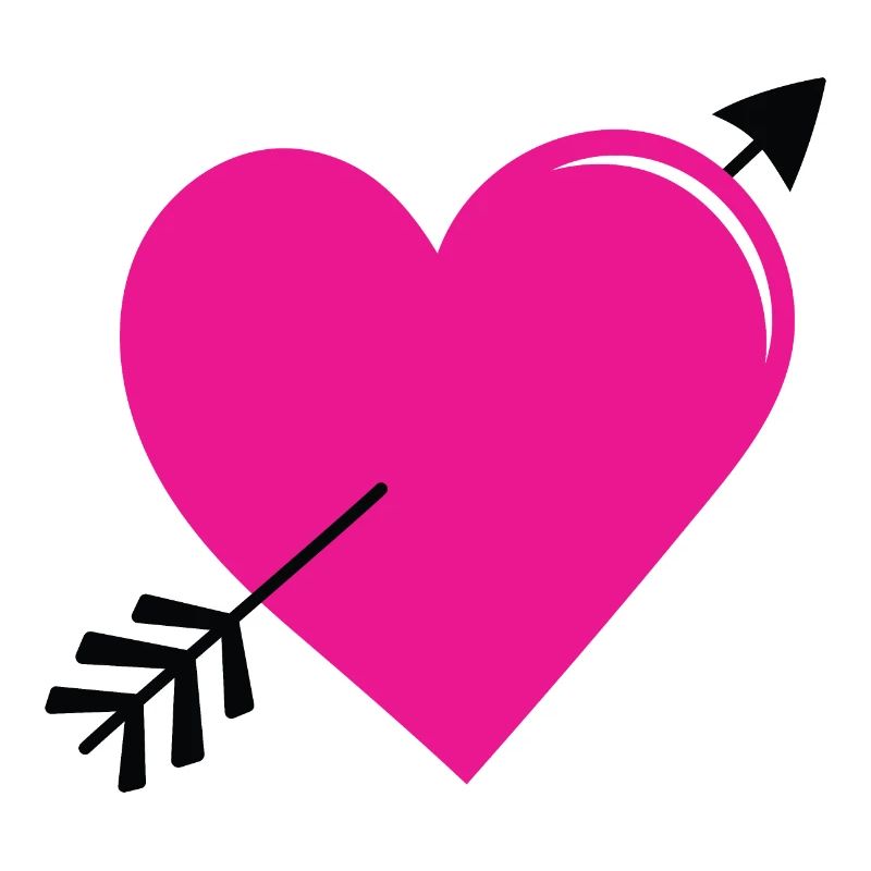Coeur d’amour avec flèche
