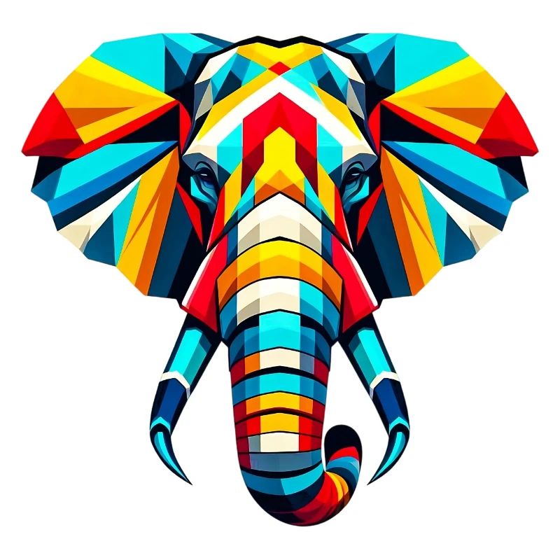 Éléphant Pop Art