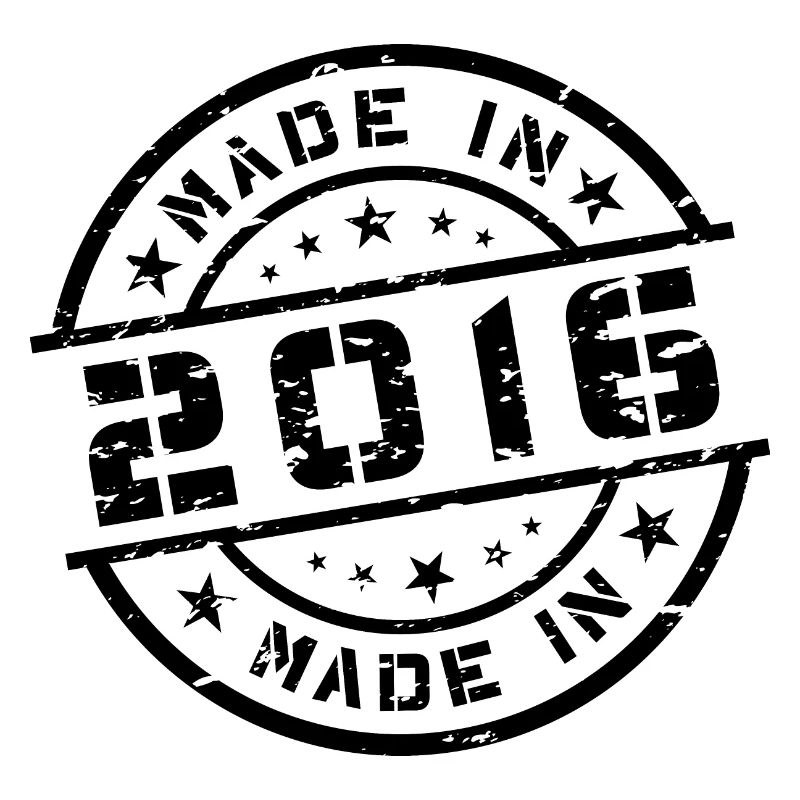 Année de naissance Né(e) - Fabriqué en 2016