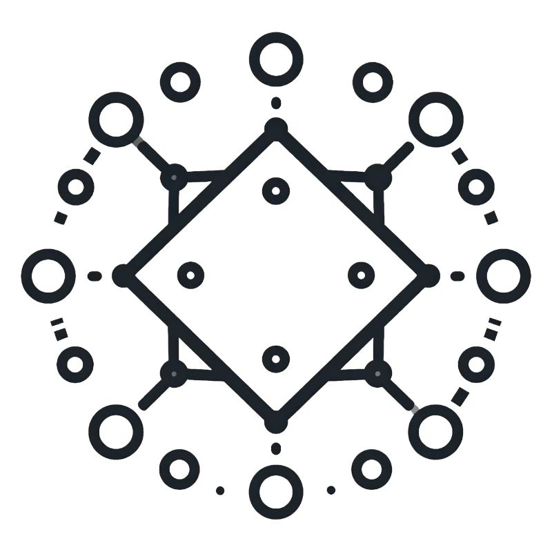Geometric Diamond Mandala