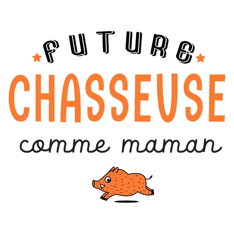 chasse future chasseuse comme papa