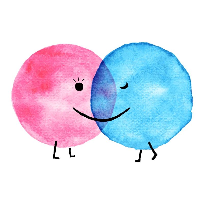 DOTLOVE ICH LIEBE DICH WASSERFARBE