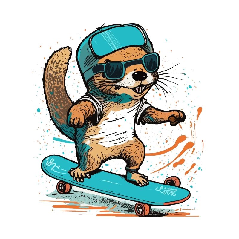 Otter-Skateboarding
