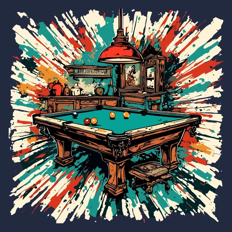 Billardtisch / Billiardkugel / 8 Ball / Pool / Kö