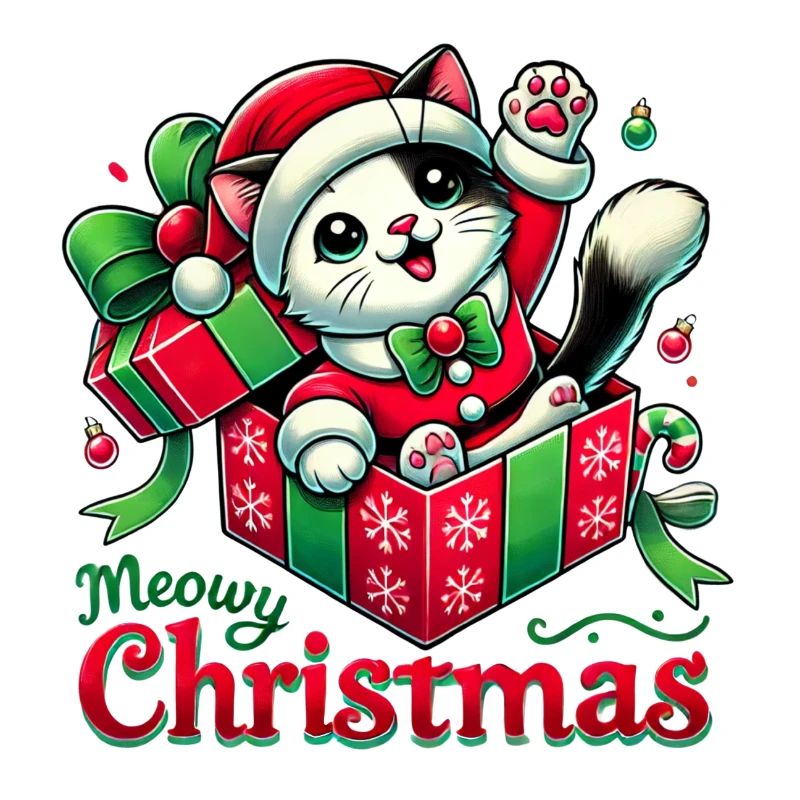 Chat Miaou Noël 1 2