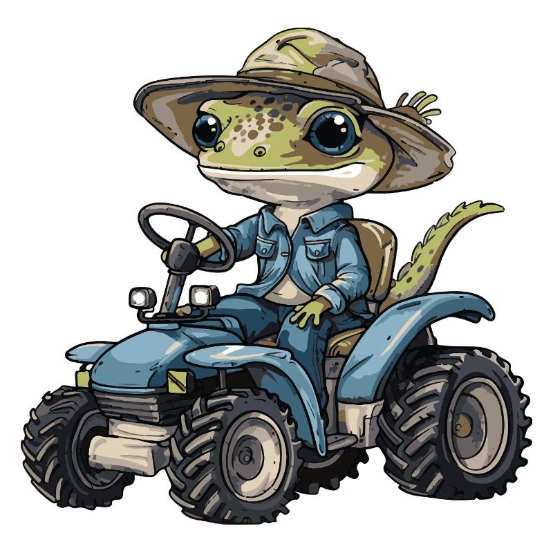 Éleveur de tracteurs lézards