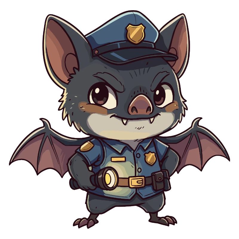 Fledermaus-Polizei Patrouille
